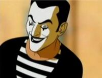 Khan disguise as "The Mime"