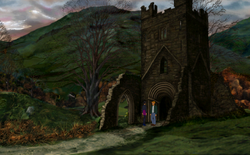On the way to St. Ninian's Church