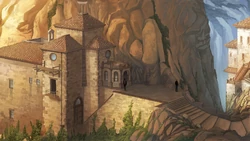 Santa Cova Chapel in Montserrat.