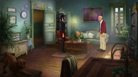 Nico showing Marqués Adam's Apartment