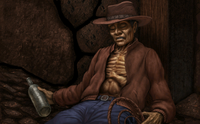 Klausner's dead body