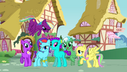 the mane six in ponyville