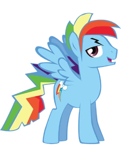 mlp rainbow dash ve rainbow blitz