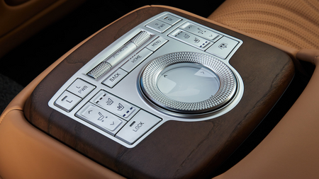 2021 Genesis G80 3.5T Prestige RWD Rear Controls