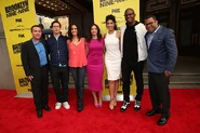 FYC 2014 Cast.jpg (48 KB) Joe Lo Truglio, Andy Samberg, Melissa Fumero, Chelsea Peretti, Rosa Diaz, Terry Crews, Jordan Peele (Moderator)