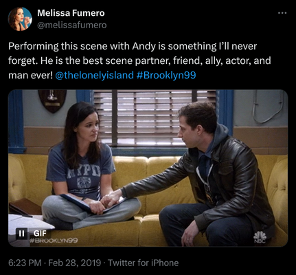 Melissa Tweet He Said