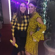 With Chelsea Peretti at Stephanie Beatriz's Wedding
