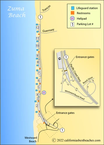 Zuma Beach Map