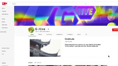 G Hive You Tube Page
