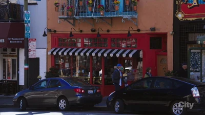 The Establishing Video used to represent the restaurant is stock photography of the restaurant, The Stinking Rose in San Francisco'"`UNIQ--ref-00000001-QINU`"'