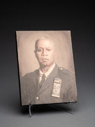 Cpatain Holt's portrait prop