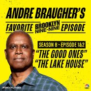 “We’re proud of these episodes, the whole season really, and we can’t wait for you to see it!” - Andre Braugher