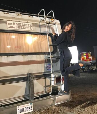 Stephanie Beatriz with the American Creeper