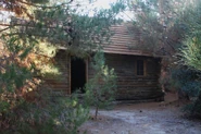 Front Door of cabin