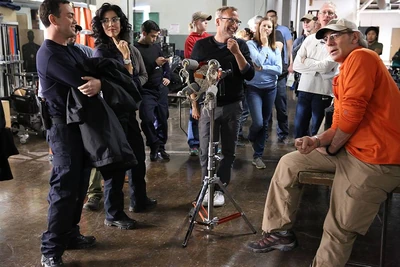 On location filming Tactical Village