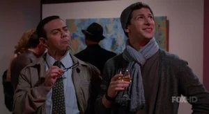 Sherwin Donald S3 E3 2.jpg (450 KB) Donald and Sherwin responding to Dvora about her latex suit