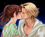 Kaname and Ema kissing