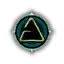 Game Icon Aard symbol unlit