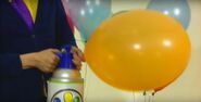 The Visiting Man over inflates another balloon and it pops