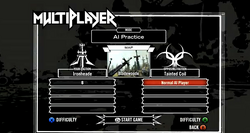 The multiplayer lobby.