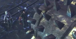 Eddie and Lita discover the primary component for the Rock Crusher after defeating the Drowned Ophelia.