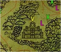 Zaulia Temple Map