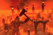 The Titans, as seen in-game in the "Crucible of the Titans" map.