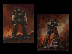 The concept art for Eddie.