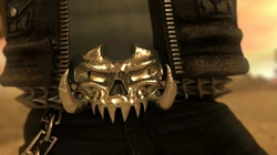 A close-up of the Belt Buckle seen in the announcement trailer.