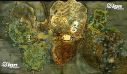 Brutal Legend Collectables map image