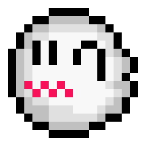 Poke/great/ultra/master Ball - Super Mario World Boo Sprite - 700x700 PNG  Download - PNGkit