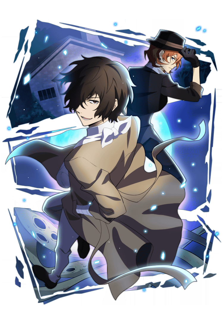 BONES, Bungou Stray Dogs, Osamu Dazai, Chuuya Nakahara, PASH