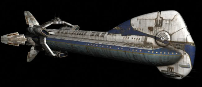 🎲 Colonial Movers freighter from Battlestar Galactica