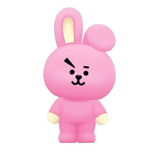 BT21 COOKY Ruler - Pink