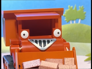 Muck's happy/content mouth that appeared throughout the entire stop-motion era... (1998-2008)