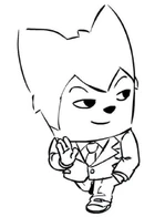 Hip Hop Monster - Jin als Hund