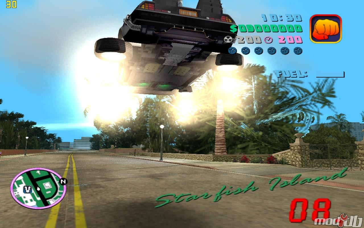 gta vc back to the future gta vc back to the future