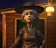 Edna como "Mary Pickford".