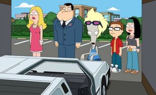 DeLorean en American Dad!