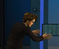 Marty moving one of the walls