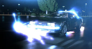 Back to the Future: Does physics of Marty's time travel add up