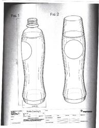 Diagram of the real-world Pepsi Perfect bottle, showing the screw-on lid