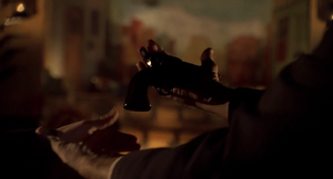 Una Colt Peacemaker.