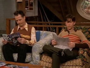 Tales from Space comic in the 3rd Rock from the Sun episode "Youth Is Wasted on the Dick