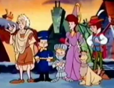 An intermediate 'glitched' conversion.