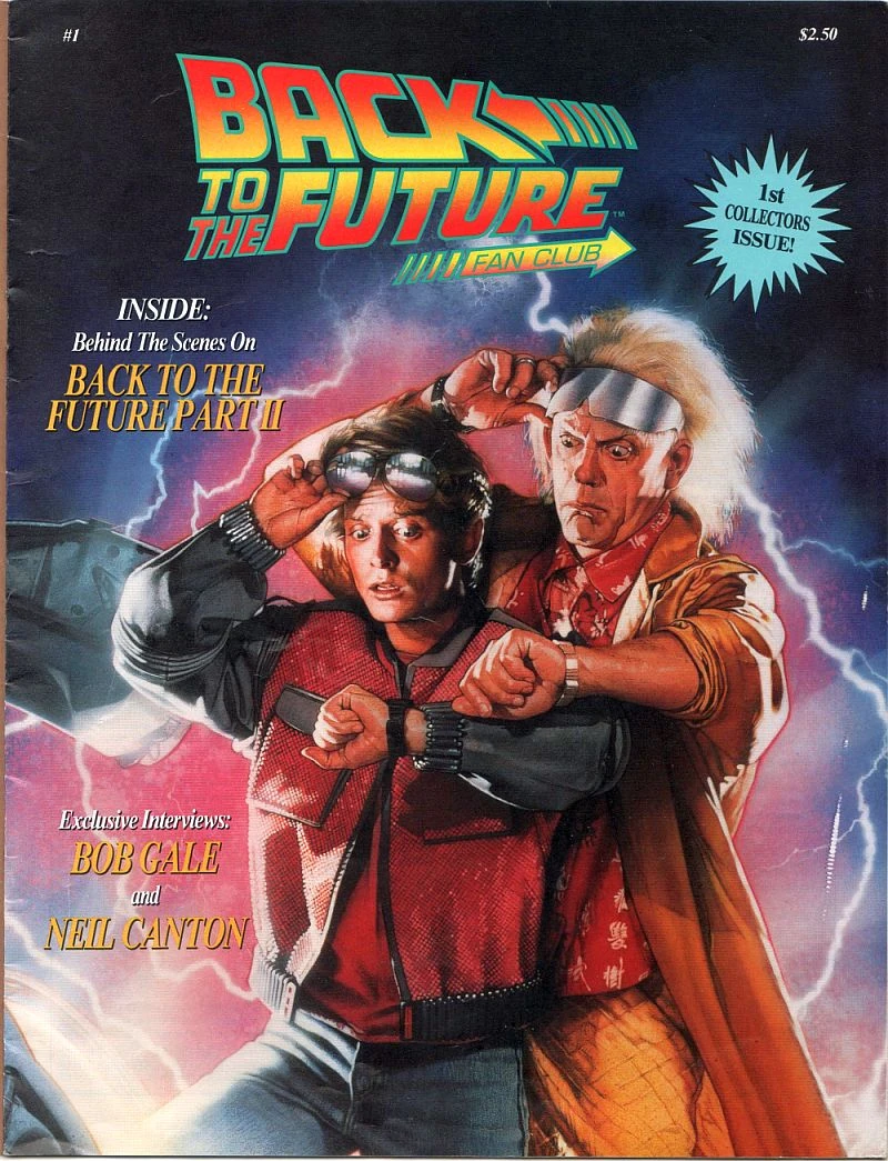 ポスター BACK TO THE FUTURE 1990 FAN CLUB KIT Back to the Future Fan Club magazine 1 | Futurepedia | Fandom