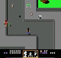 Back to the Future NES Screen