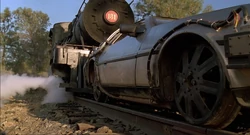 El DeLoreran sobre rieles