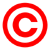 Red copyright