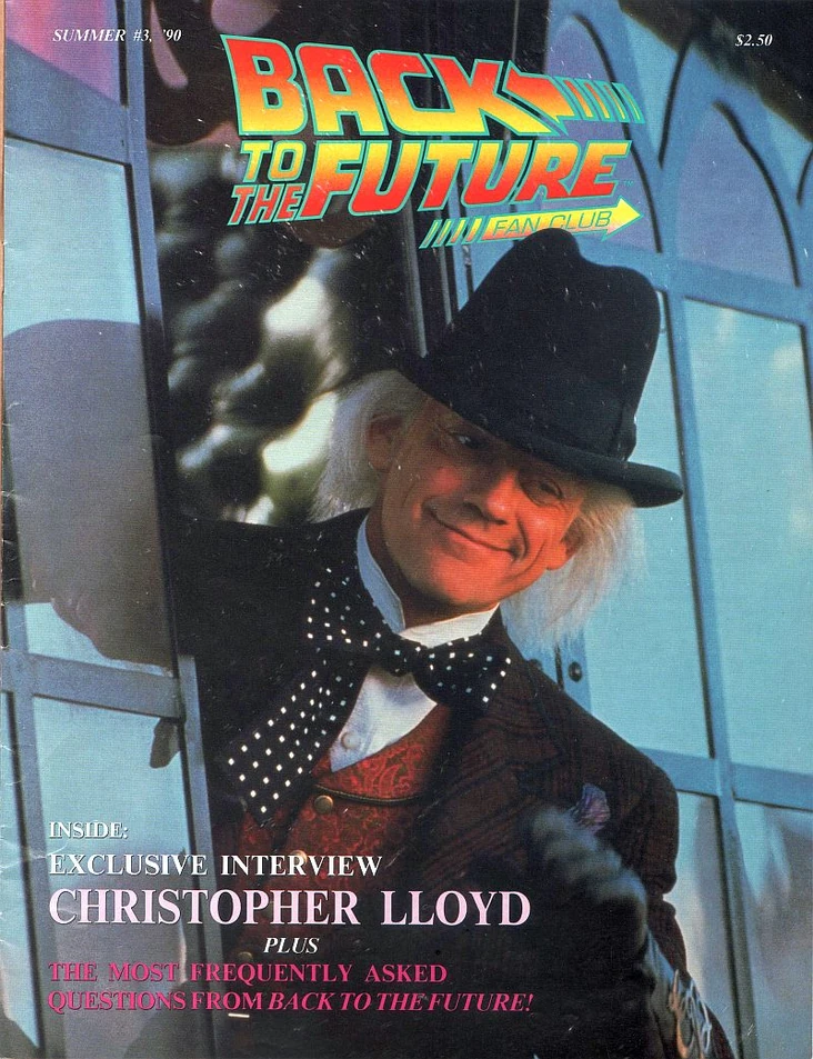 ポスター BACK TO THE FUTURE 1990 FAN CLUB KIT Back to the Future Fan Club magazine 3 | Futurepedia | Fandom